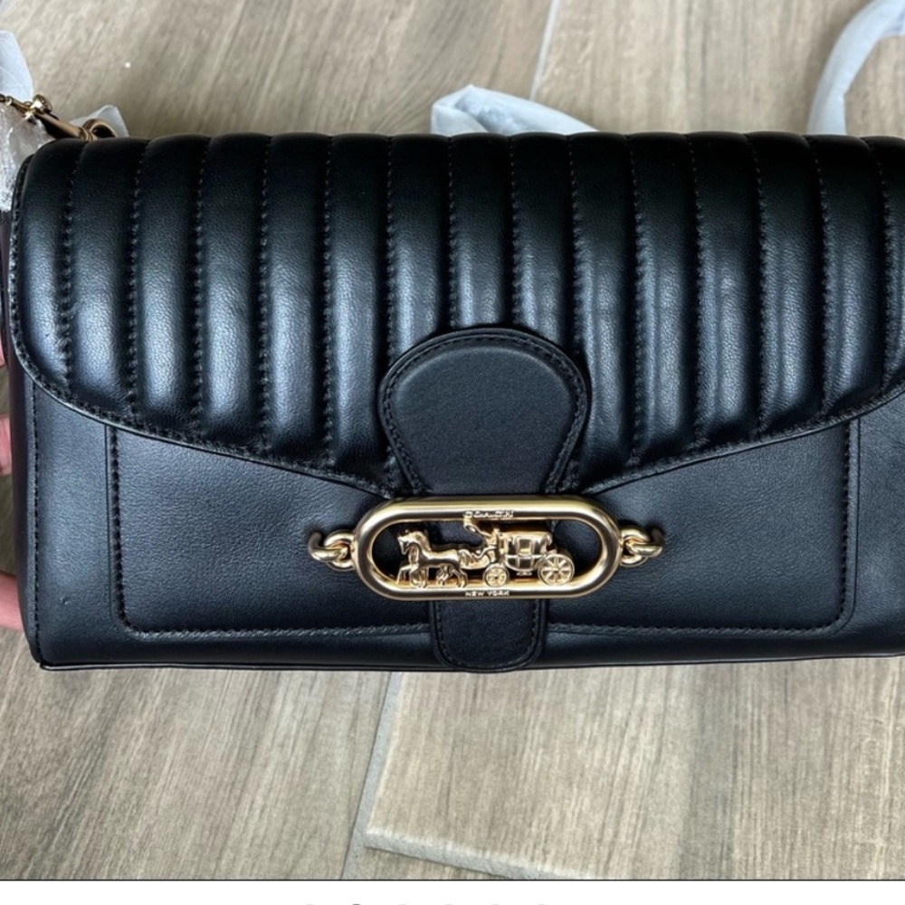 Coach Jade quilted shoulder crossbody bag - Picture 2 of 5